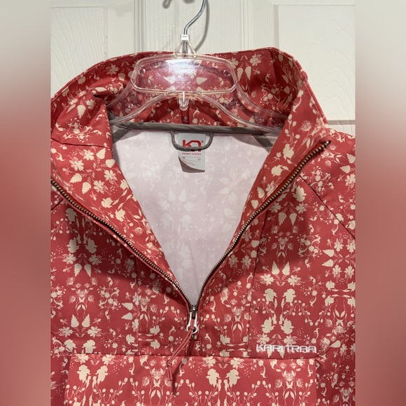 Kari Traa Women's Medium Ruth Anorak Cedar Pink NWT Jacket Pullover Zipper - Picture 6 of 7